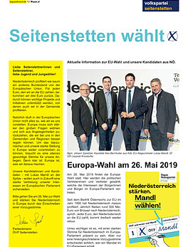 Gemeindeparteizeitung zur EU Wahl 2019